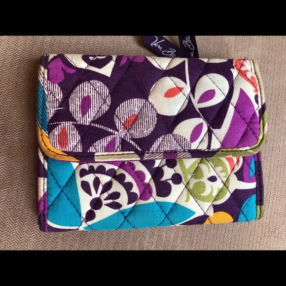 Vera Bradley Handbags - SOLD!!!! Vera Bradley Plum Crazy Purple Wallet